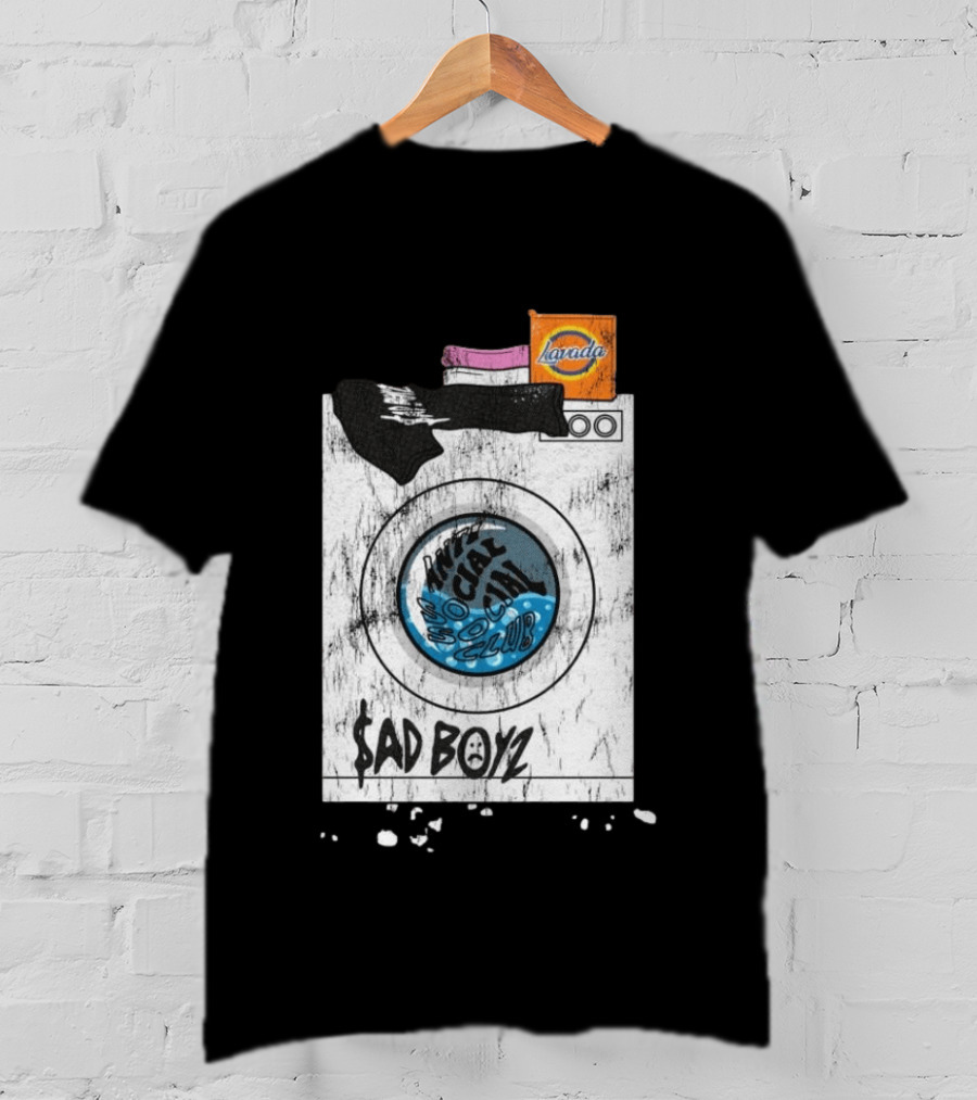 $AD BOYZ X ASSC Hang Me Out To Dry Laundry Machine Larada T-Shirt