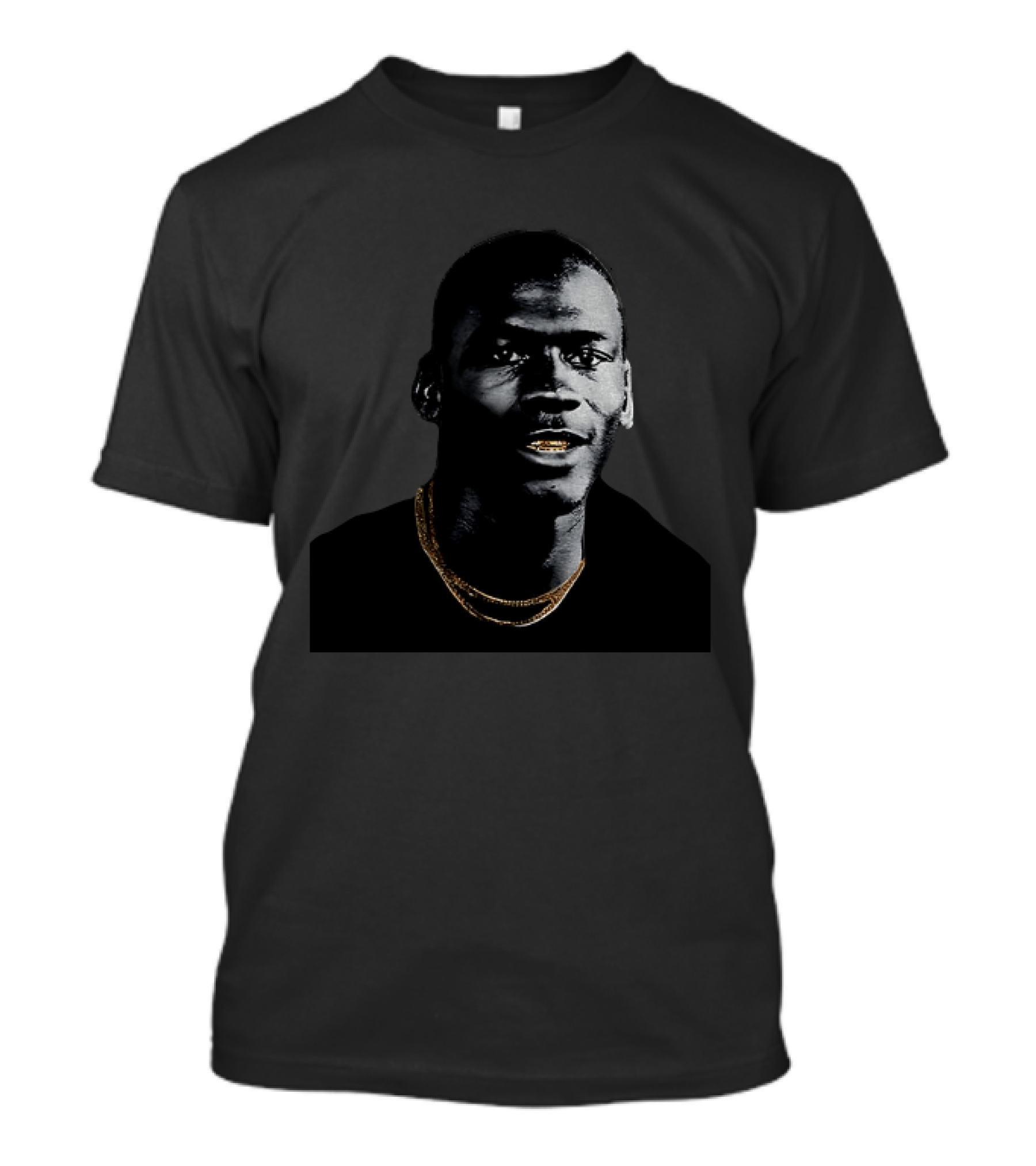 Michael Jordan Big Head Gold Teeth Chicago Bulls NBA Basketball T-Shirt
