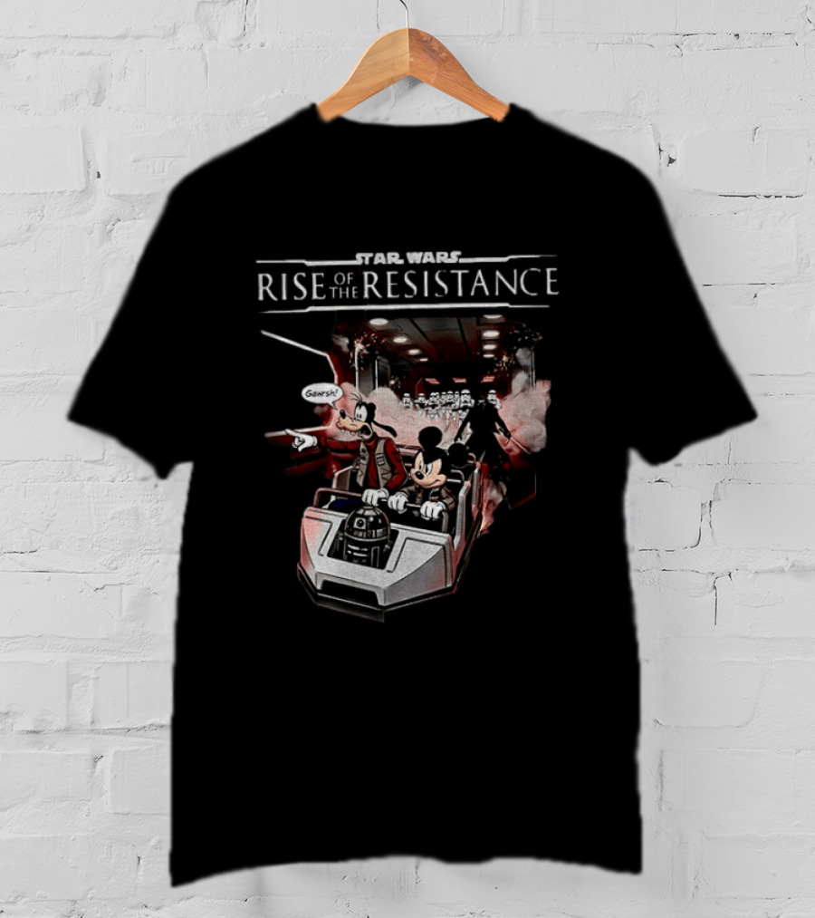 Star Wars Rise Of The Resistance Mickey Goofy Disney Adventure T-Shirt