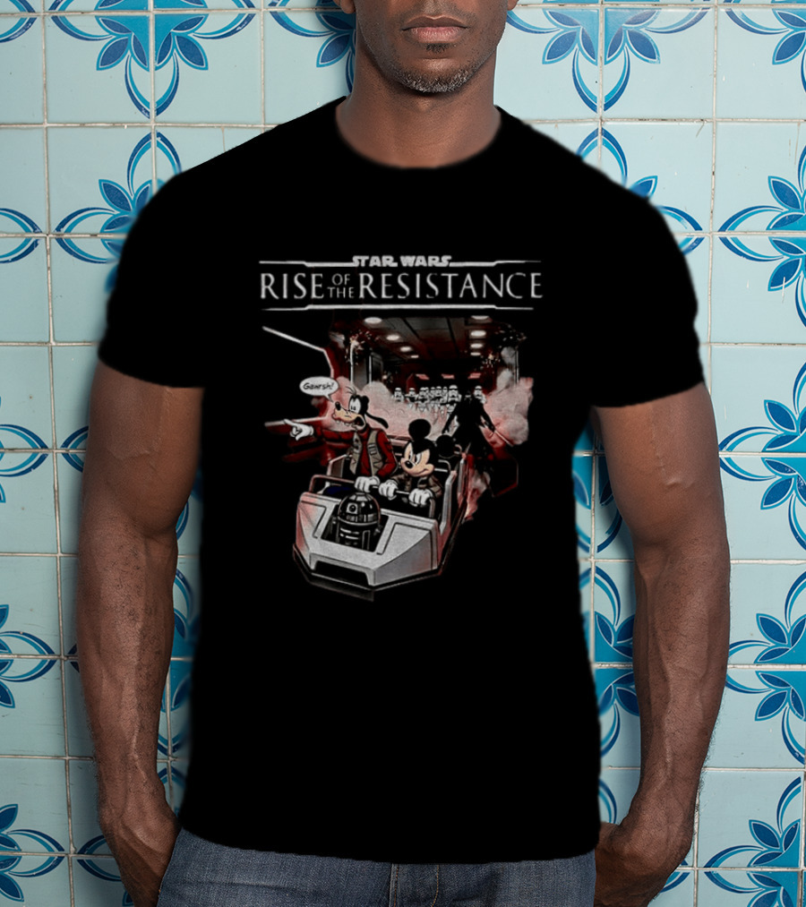 Star Wars Rise Of The Resistance Mickey Goofy Disney Adventure T-Shirt