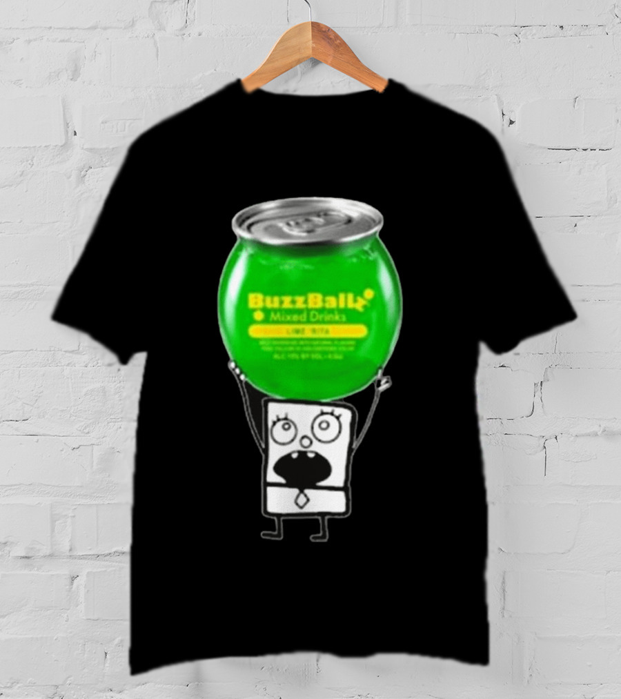 Doodlebob Lime Rita Buzzball Mixed Drinks T-Shirt