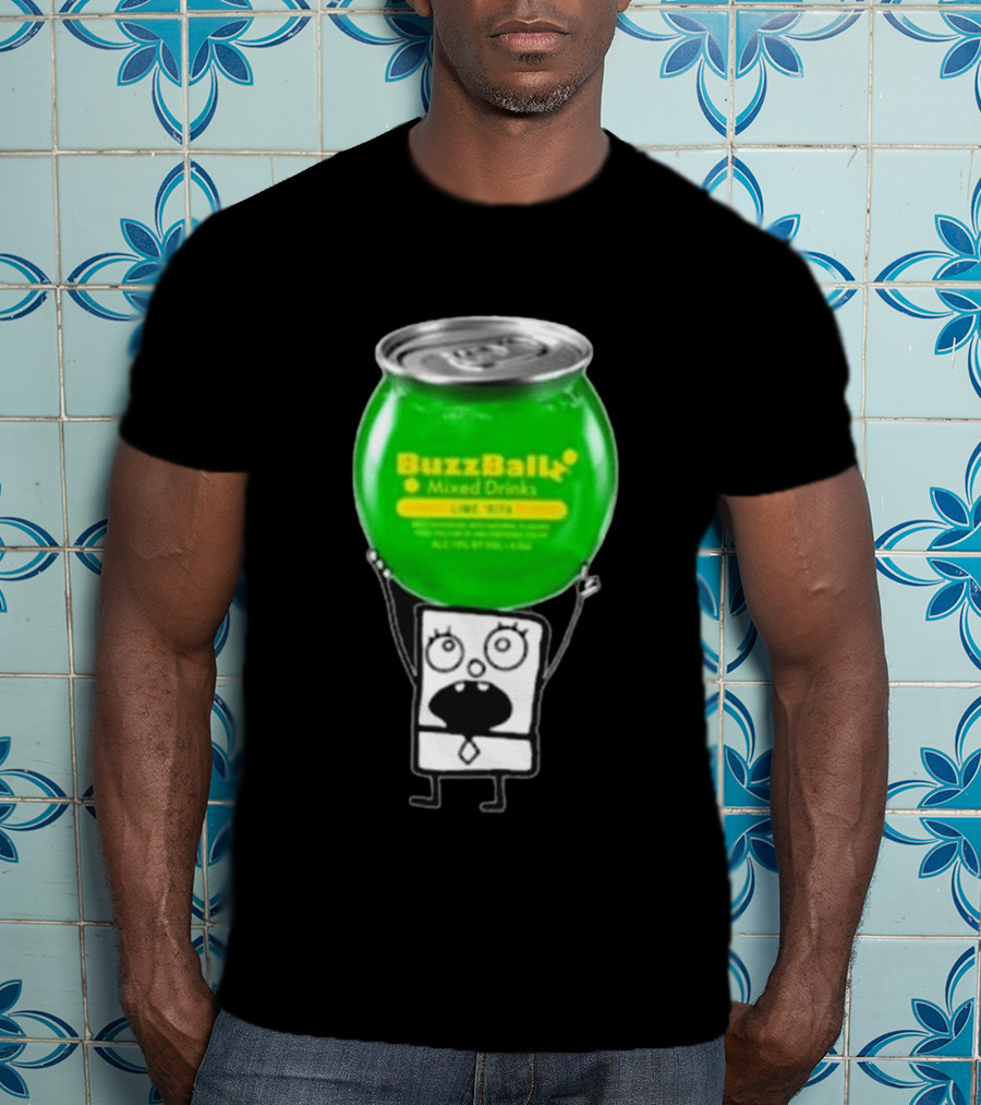 Doodlebob Lime Rita Buzzball Mixed Drinks T-Shirt