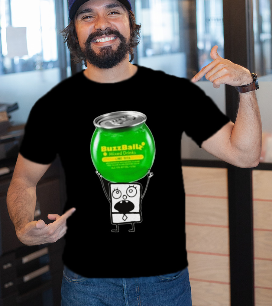 Doodlebob Lime Rita Buzzball Mixed Drinks T-Shirt