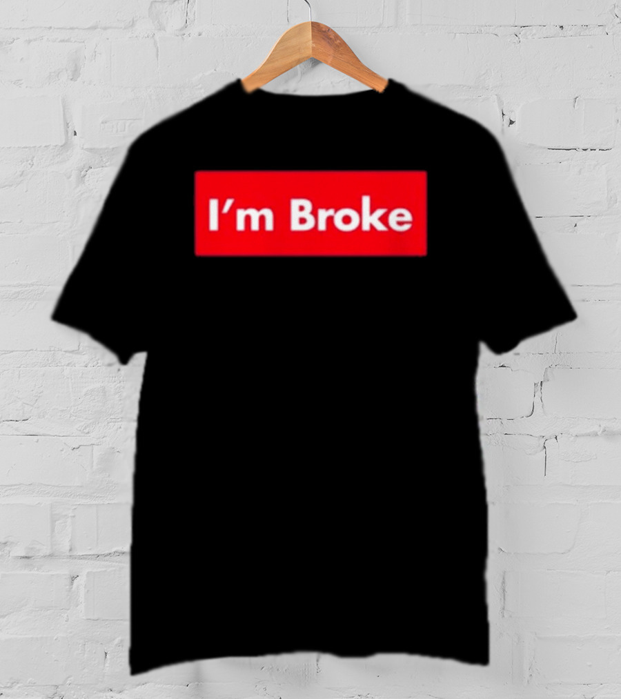 Terroriser I'm Broke Red Box T-Shirt