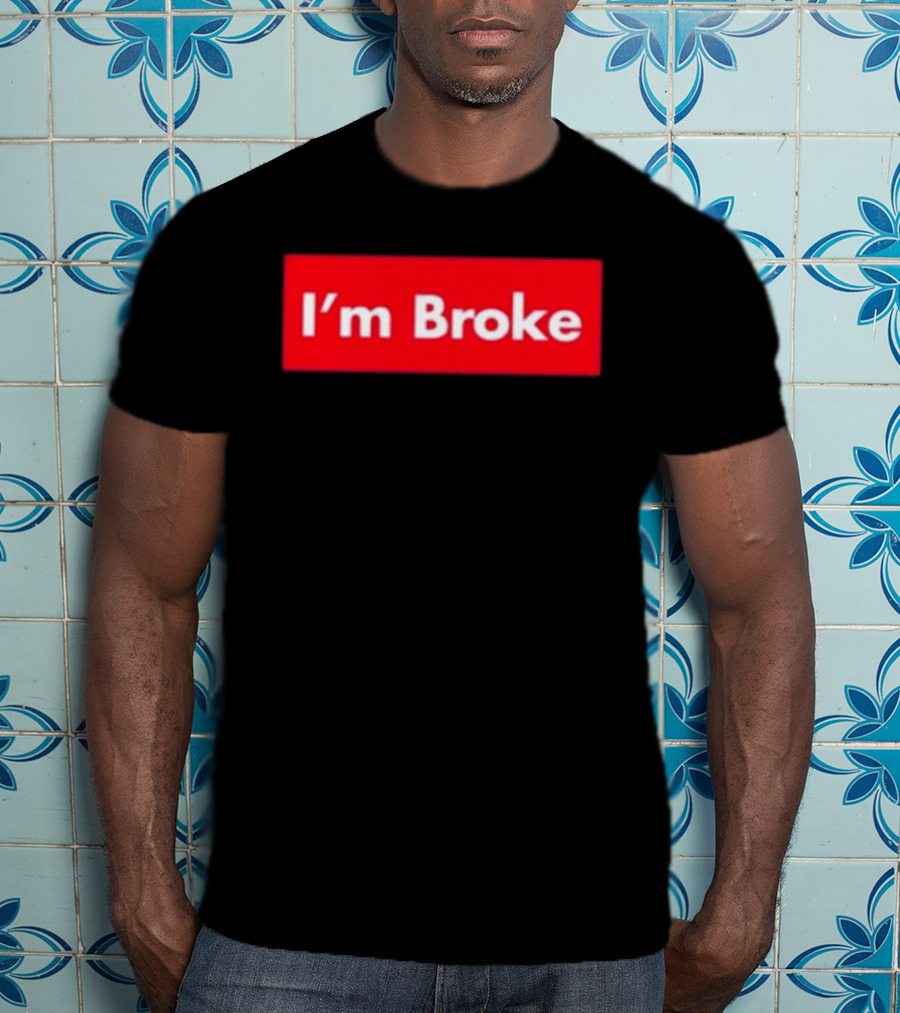 Terroriser I'm Broke Red Box T-Shirt