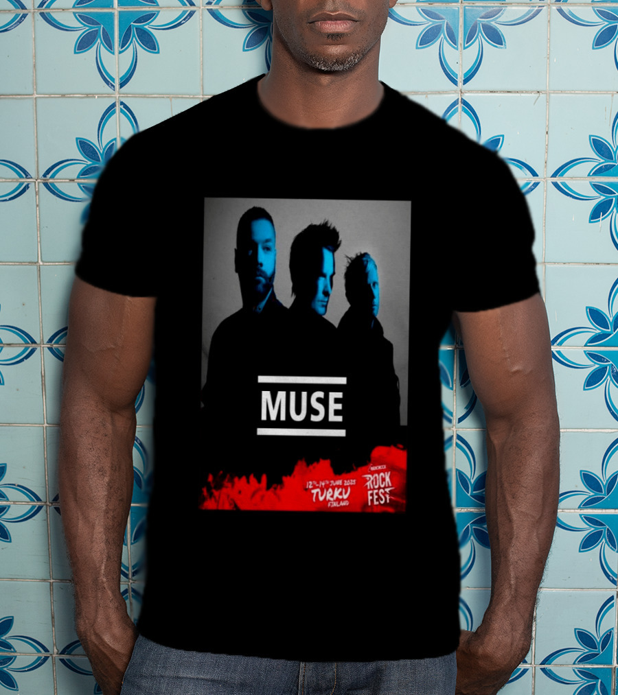 Muse Rockfest Turku 12th 14th June 2025 Finland T-Shirt