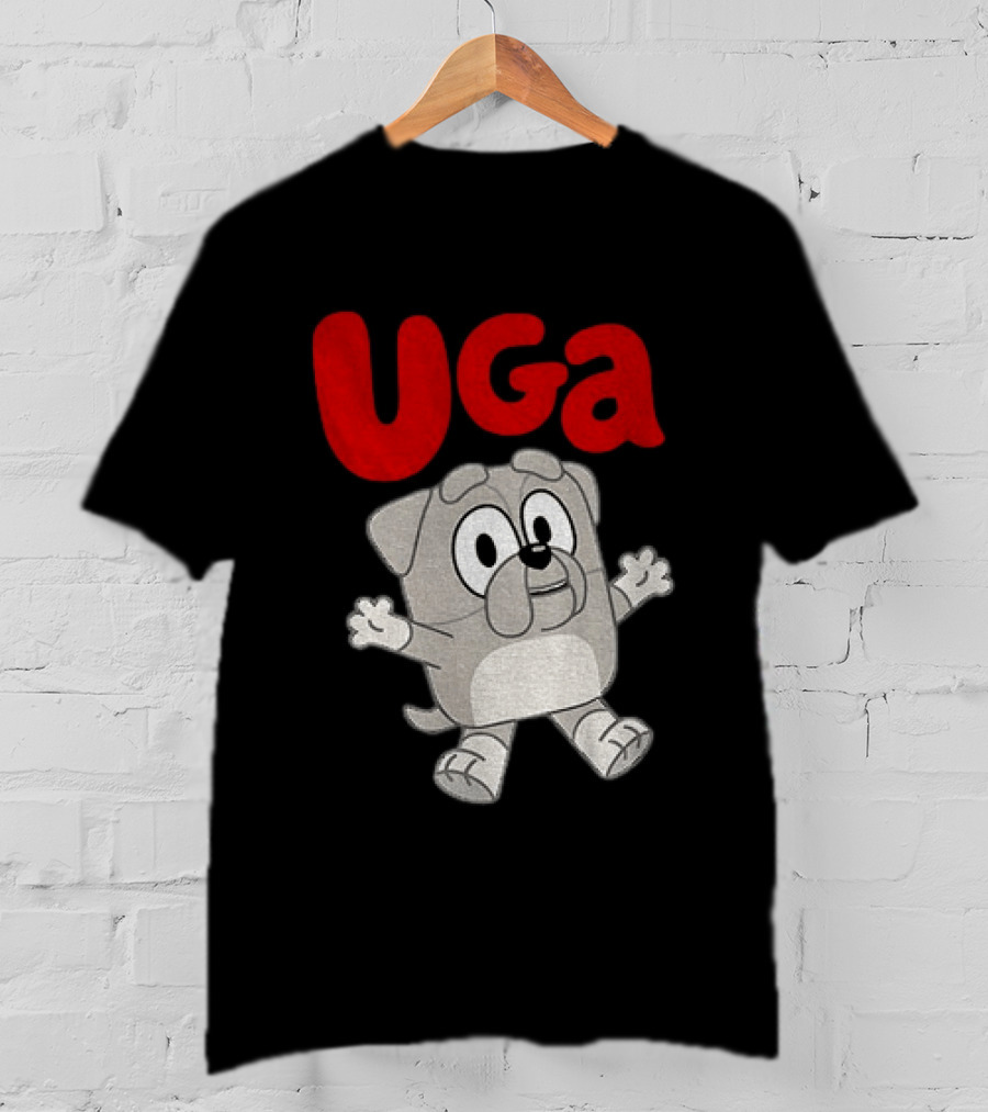 UGA Bulldogs Mascot Cartoon Graphic Game Day T-Shirt