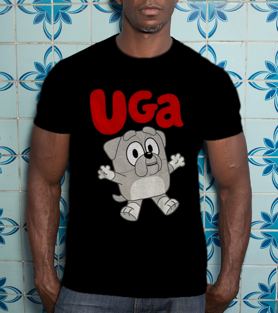 UGA Bulldogs Mascot Cartoon Graphic Game Day T-Shirt