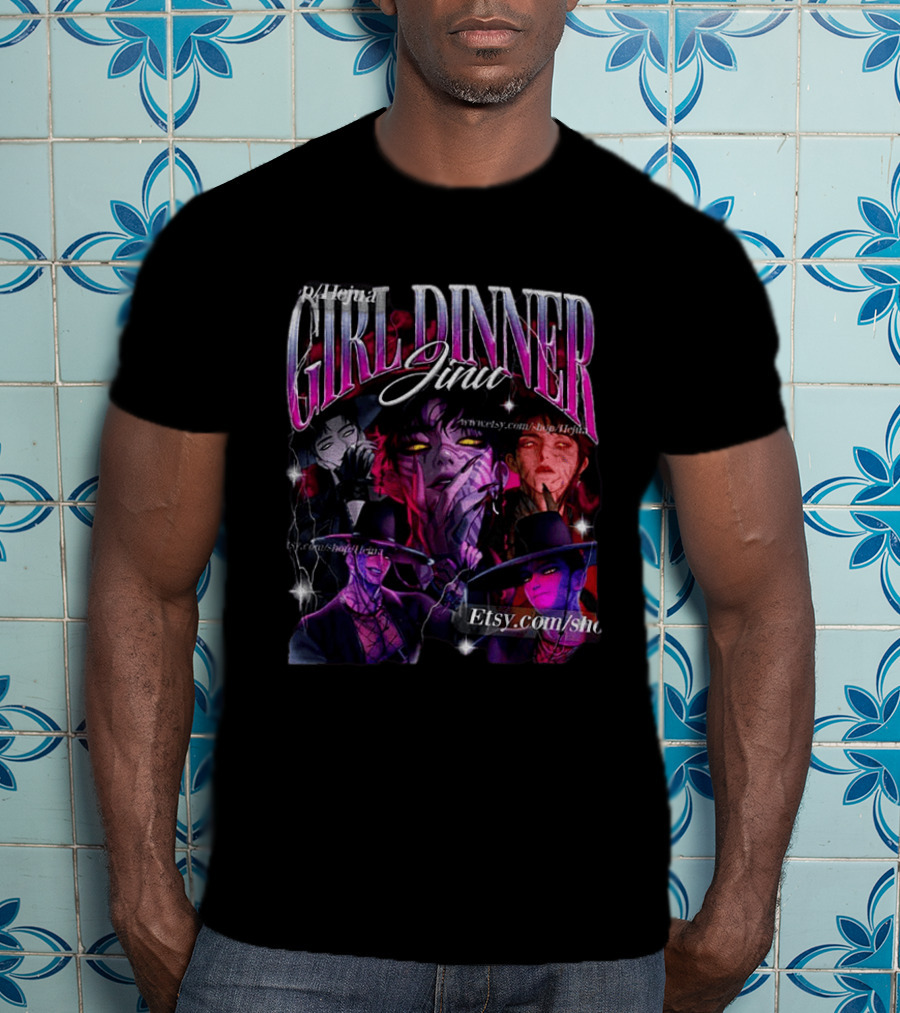 Girl Dinner Jinx Etsy Villain Crush Aesthetic T-Shirt