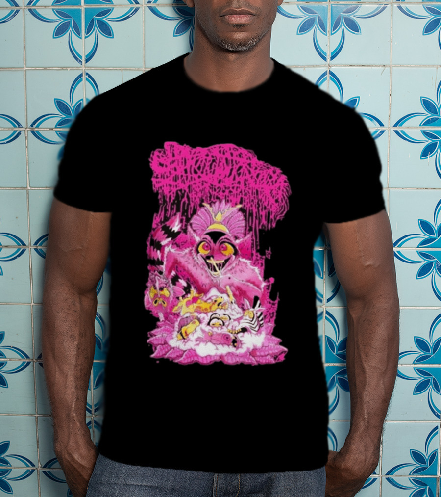 New Sanguisugabogg Pink Monster King Julian Purple T-Shirt