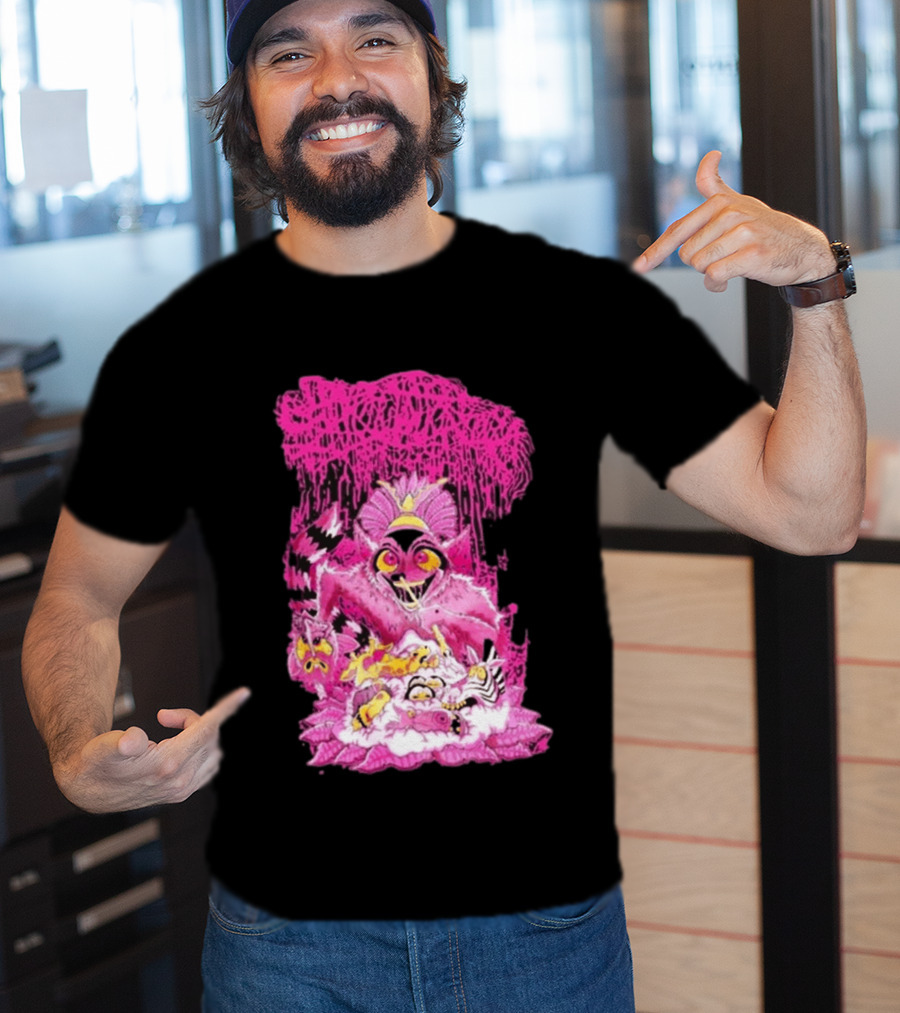 New Sanguisugabogg Pink Monster King Julian Purple T-Shirt
