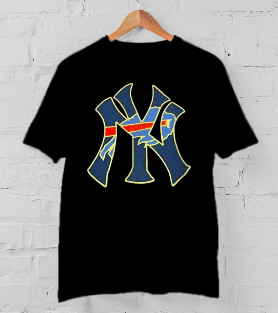 New York Yankees Buffalo Bills Collaboration T-Shirt