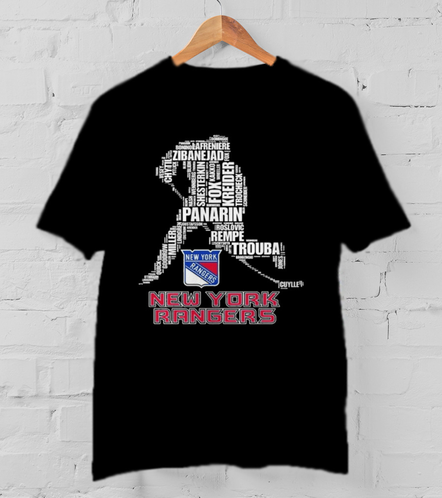 New York Rangers Hockey 2024 Panarin Trouba T-Shirt