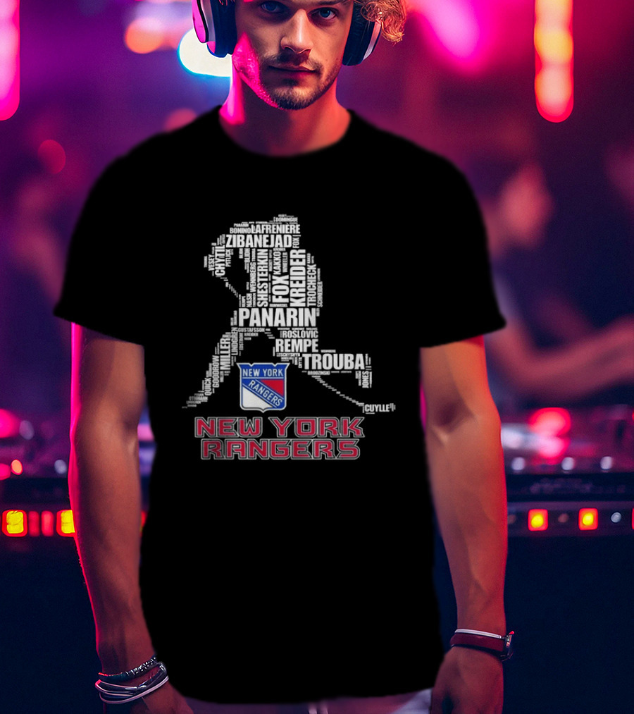 New York Rangers Hockey 2024 Panarin Trouba T-Shirt