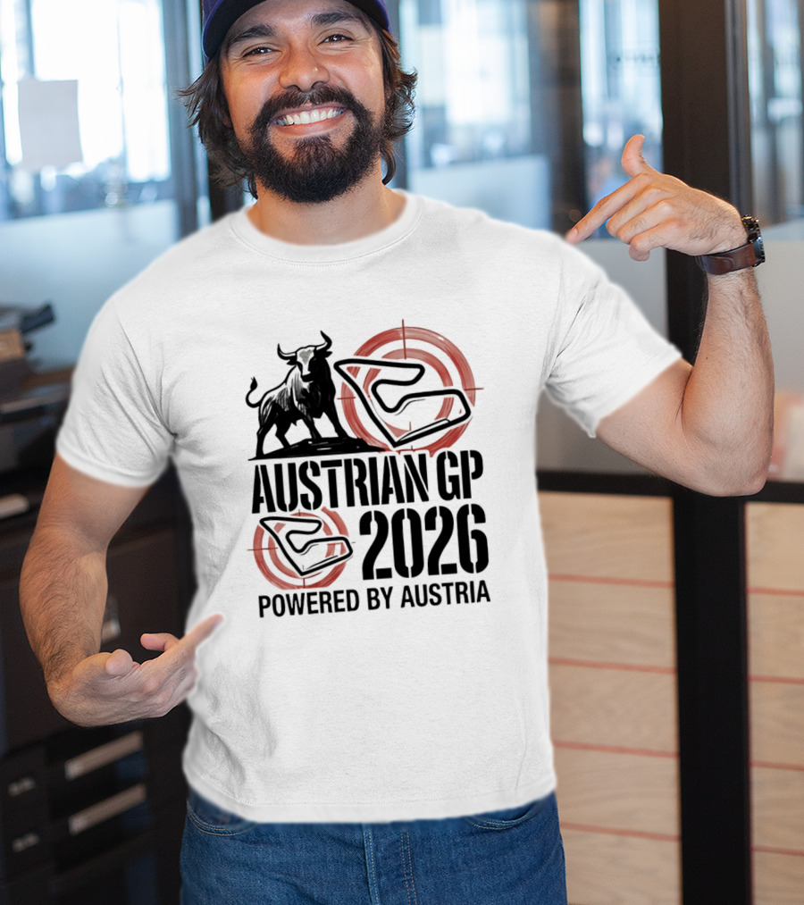 Austrian GP 2026 Powered By Austria Charging Bull Racing Circuit T-Shirt