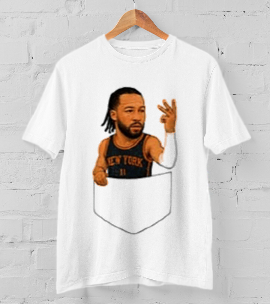 Jalen Brunson New York Knicks NBA Pocket T-Shirt