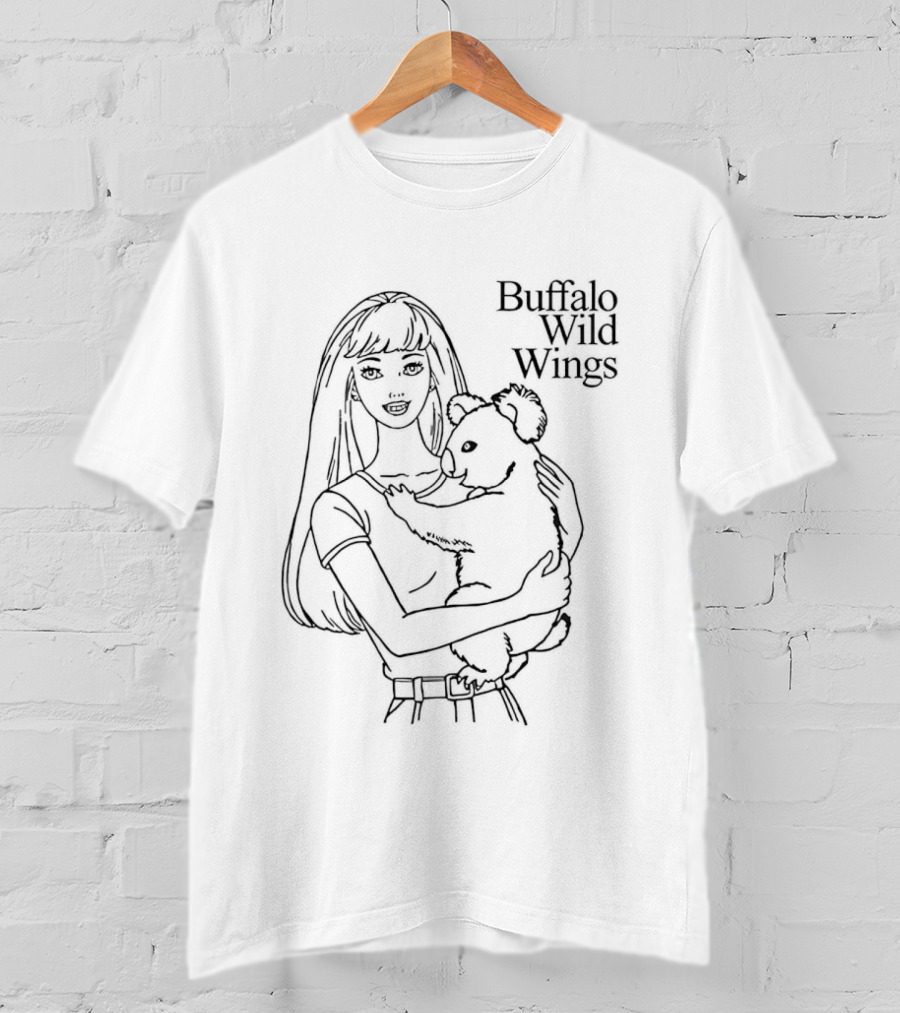 Buffalo Wild Wings Barbie Koala Hug T-Shirt
