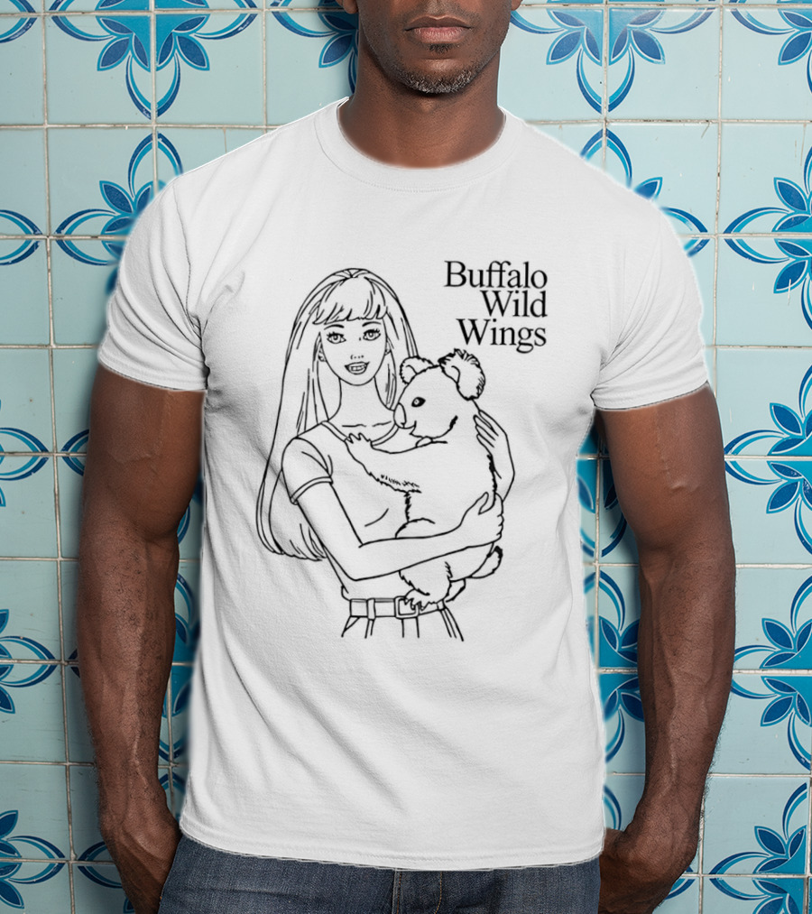 Buffalo Wild Wings Barbie Koala Hug T-Shirt