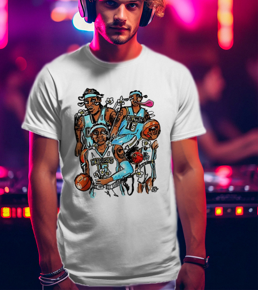 Carmelo Anthony Denver Nuggets NBA Basketball Player Iconic Moments T-Shirt