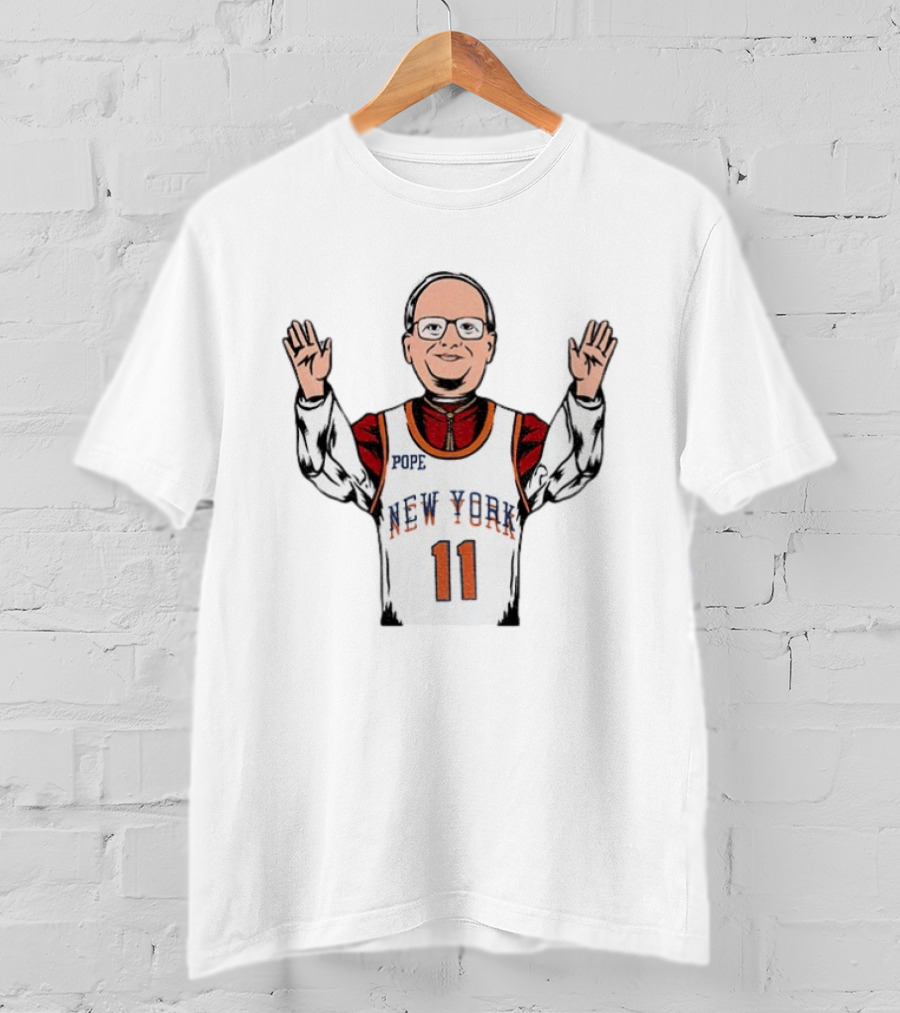 Pope New York Knicks 11 Jersey Time T-Shirt