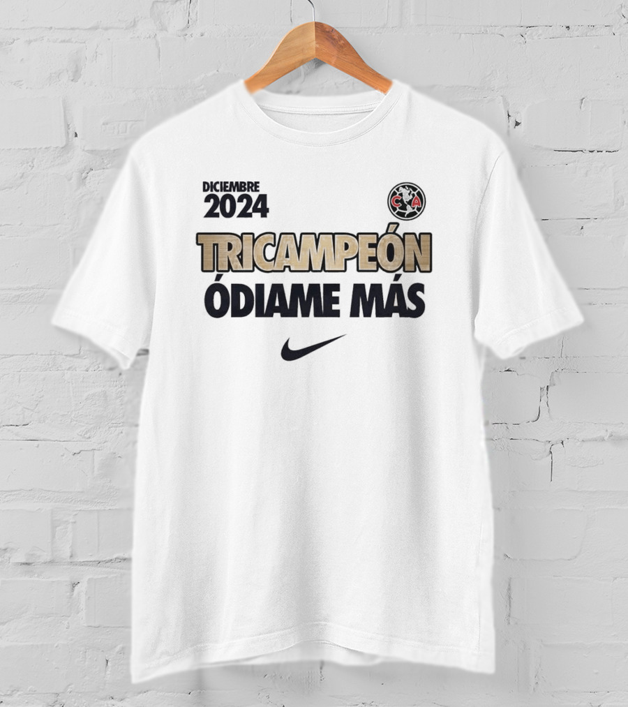 EL Club America Es Tricampeon Del Fubol Mexicano 2024 T-Shirt