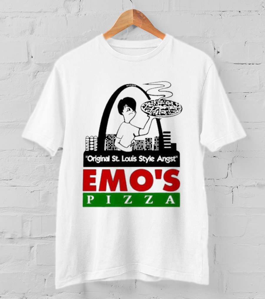 Original St. Louis Style Angst Emo's Pizza T-Shirt