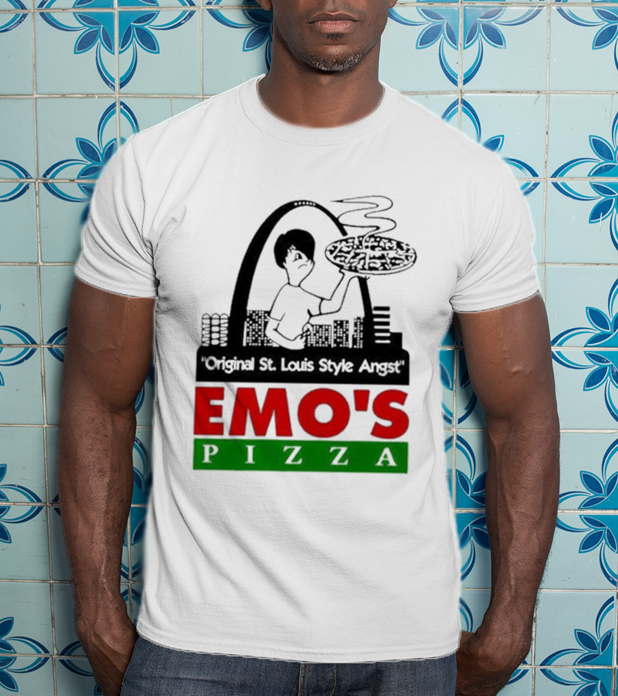 Original St. Louis Style Angst Emo's Pizza T-Shirt