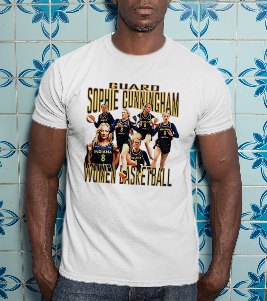 Guard Sophie Cunningham Indiana Fever Women Basketball Player 8 T-Shirt