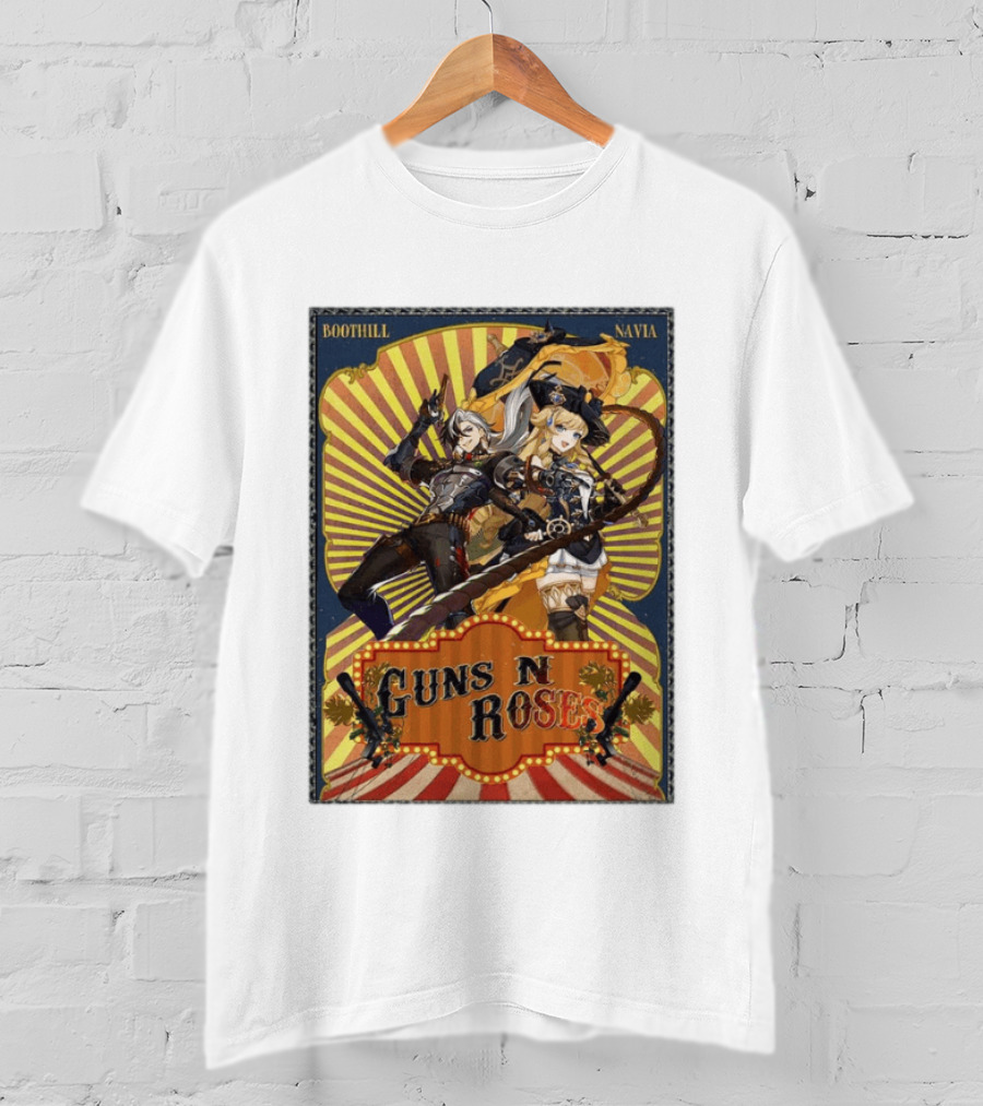 Guns N Roses Navia Boothill Style Concept T-Shirt
