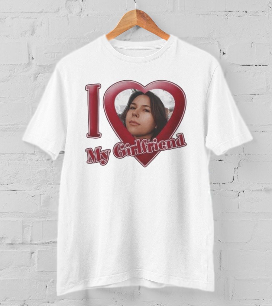 I Heart My Girlfriend Gigi Perez Photo Inside Heart T-Shirt