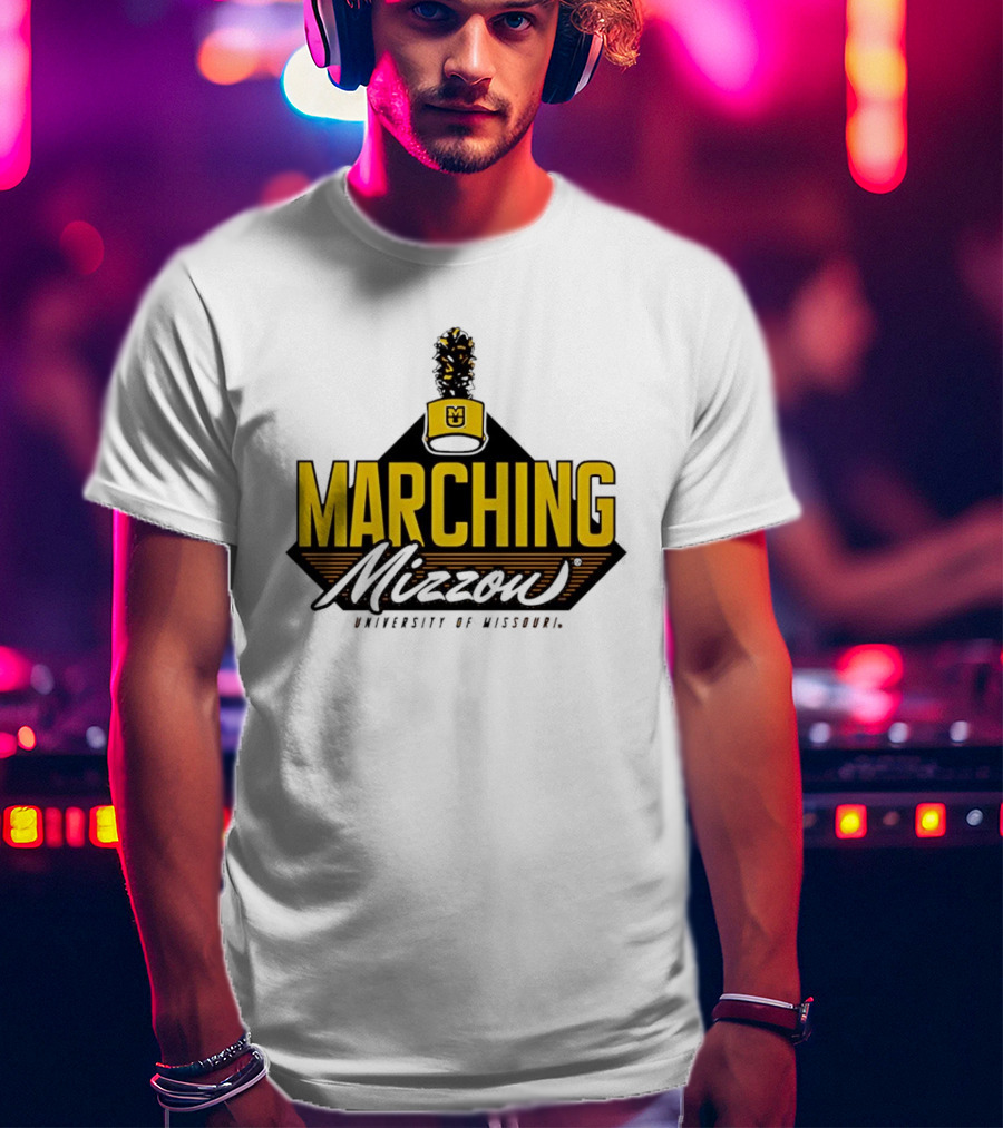 Marching Mizzou University Of Missouri Oval Tiger Head 2024 T-Shirt