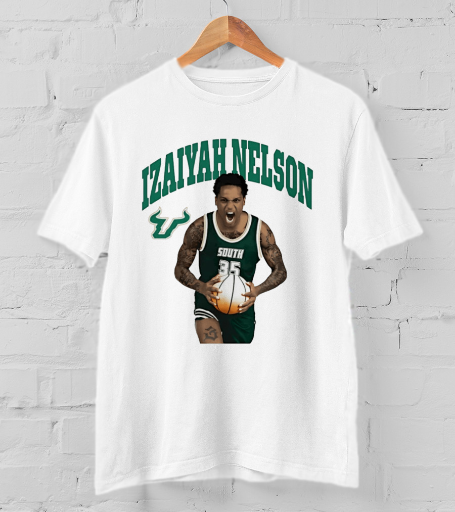 Izaiyah Nelson South Florida Bulls Basketball 35 T-Shirt