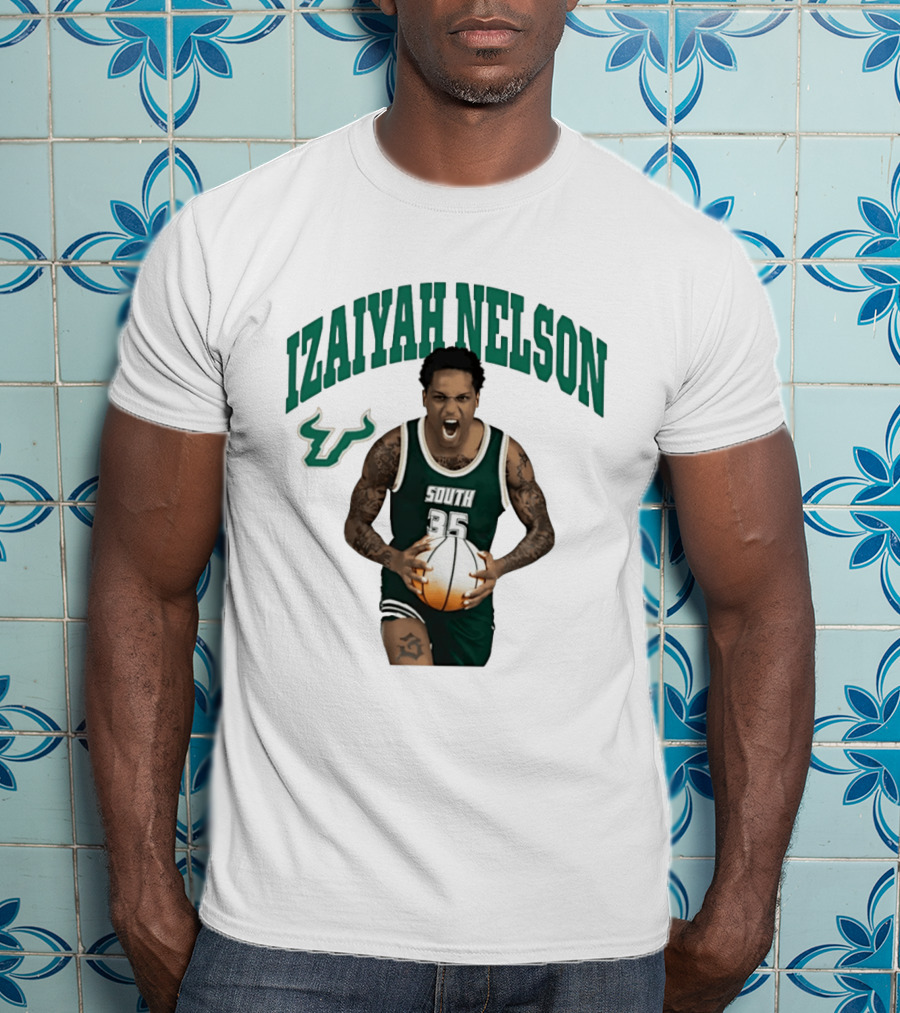 Izaiyah Nelson South Florida Bulls Basketball 35 T-Shirt