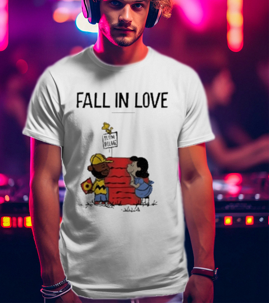 Fall In Love J Dilla Slum Village Lucy Peanuts T-Shirt
