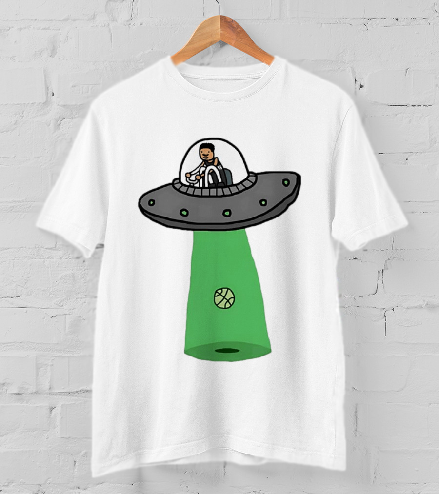 San Antonio Spurs Victor Wembanyama Wemby Extraterrestrial UFO Basketball T-Shirt