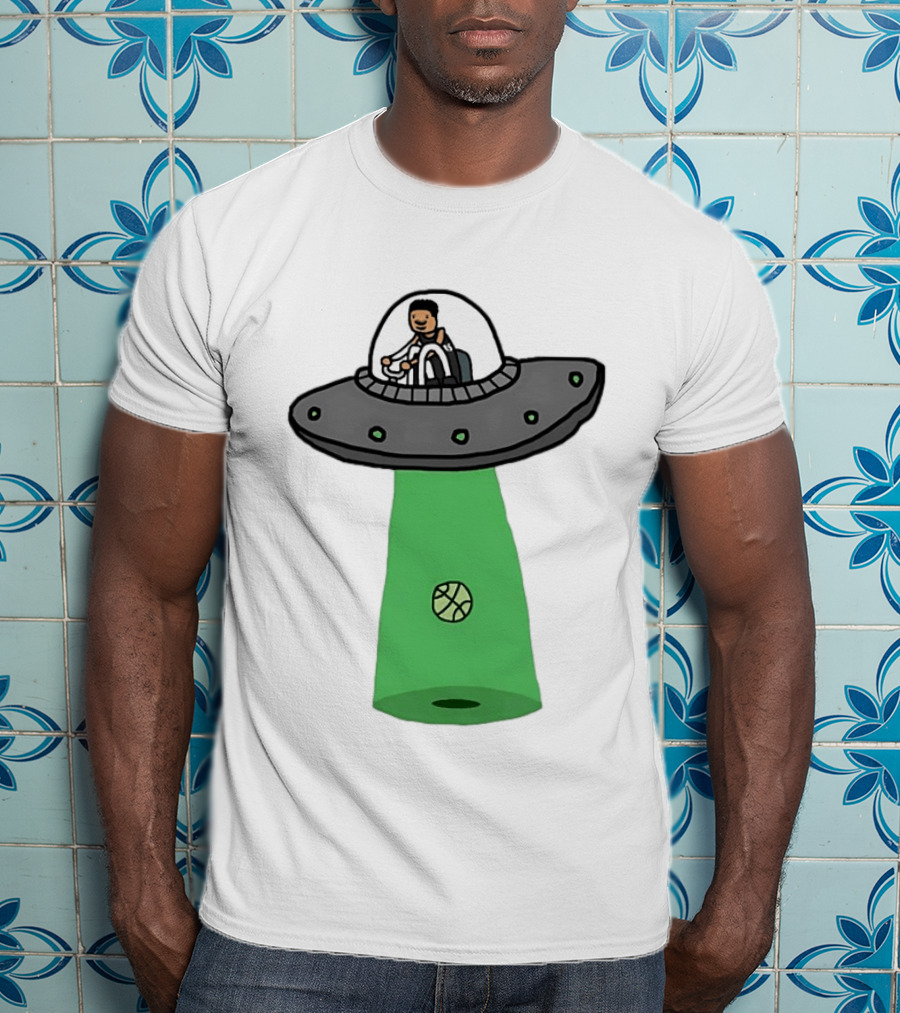 San Antonio Spurs Victor Wembanyama Wemby Extraterrestrial UFO Basketball T-Shirt