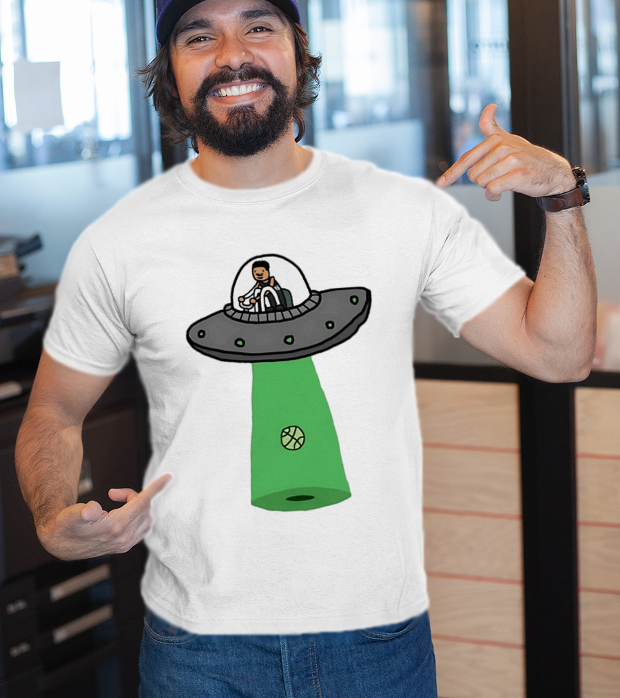 San Antonio Spurs Victor Wembanyama Wemby Extraterrestrial UFO Basketball T-Shirt