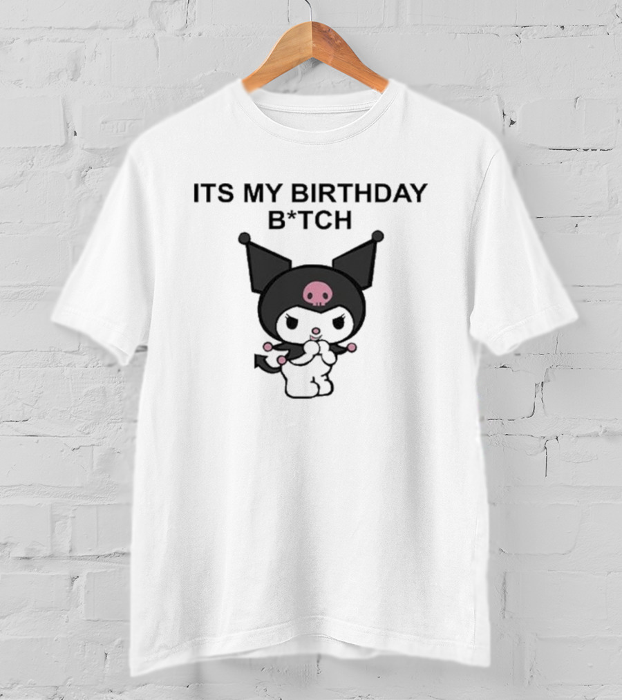 Saweetie It's My Birthday Bitch Kuromi Character Celebration T-Shirt