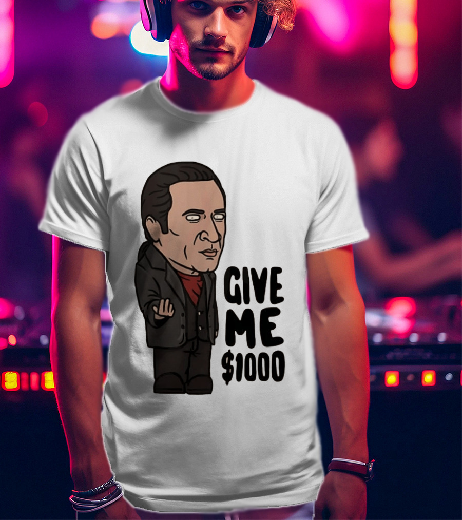 The Sopranos Furio Giunta Cartoon Give Me $1000 T-Shirt
