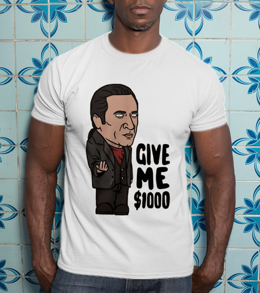 The Sopranos Furio Giunta Cartoon Give Me $1000 T-Shirt