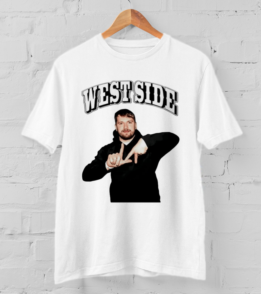 Luka Doncic Westside LA Hand Lakers T-Shirt