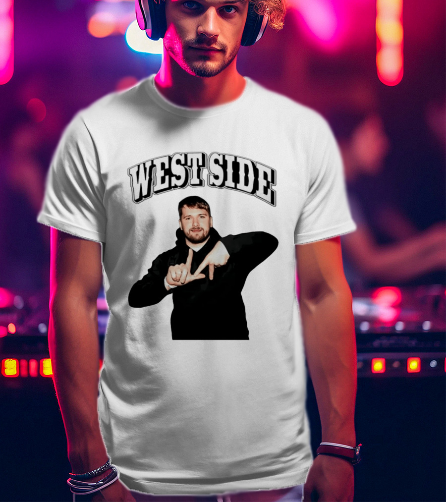 Luka Doncic Westside LA Hand Lakers T-Shirt