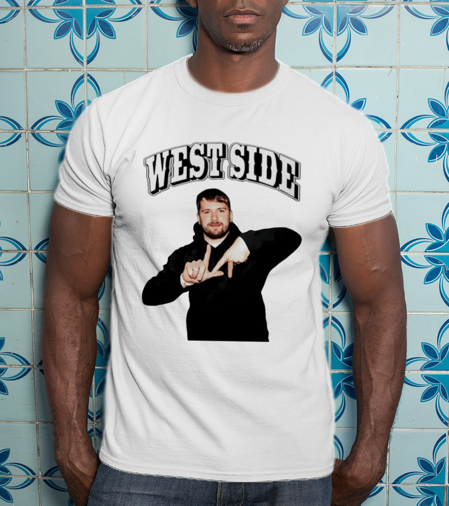 Luka Doncic Westside LA Hand Lakers T-Shirt
