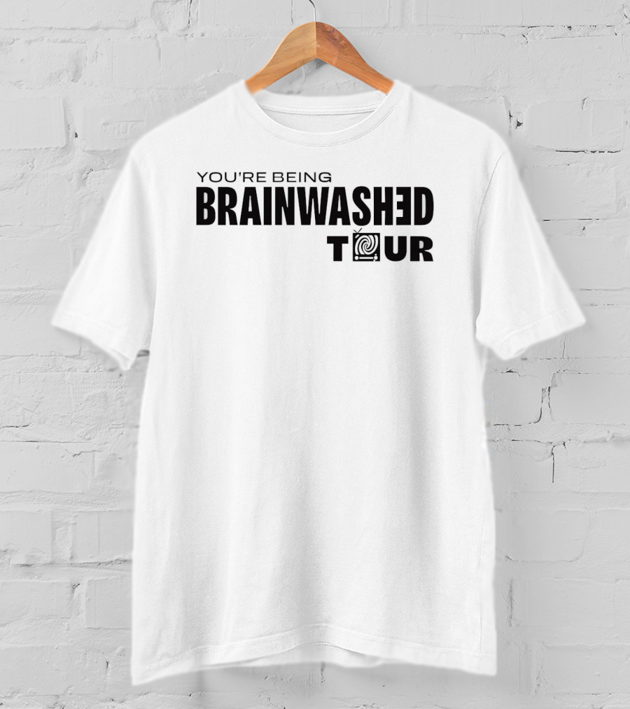 You're Being Brainwashed Tour TV Swirl T-Shirt