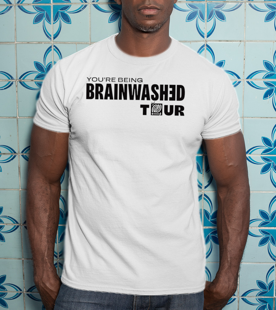 You're Being Brainwashed Tour TV Swirl T-Shirt
