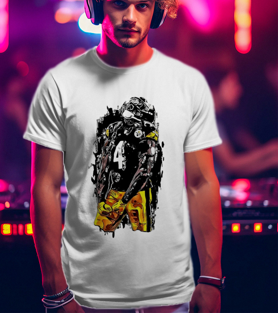 Zecharius Metcalf Metcalf Pittsburgh Steelers Black And Gold 4 DK T-Shirt