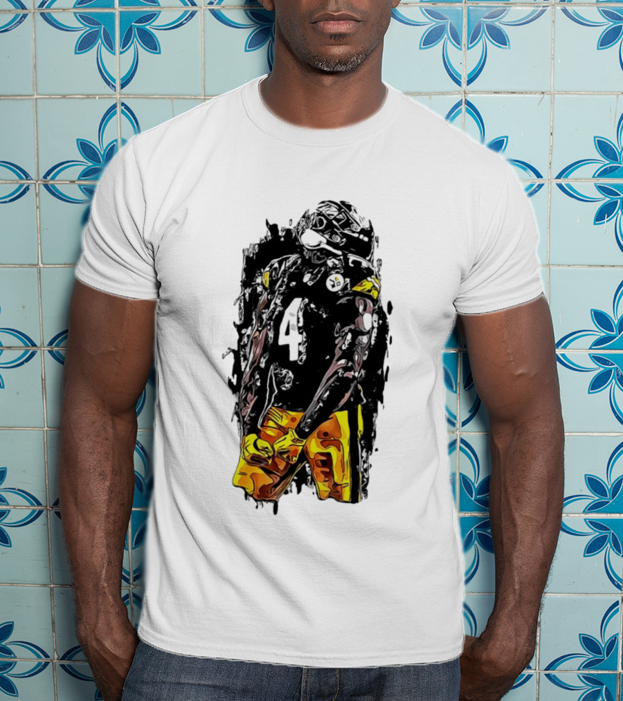 Zecharius Metcalf Metcalf Pittsburgh Steelers Black And Gold 4 DK T-Shirt