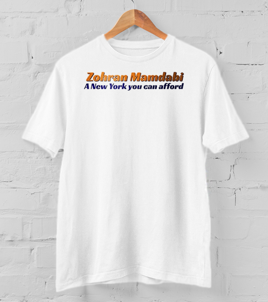 Zohran Mamdani A New York You Can Afford T-Shirt