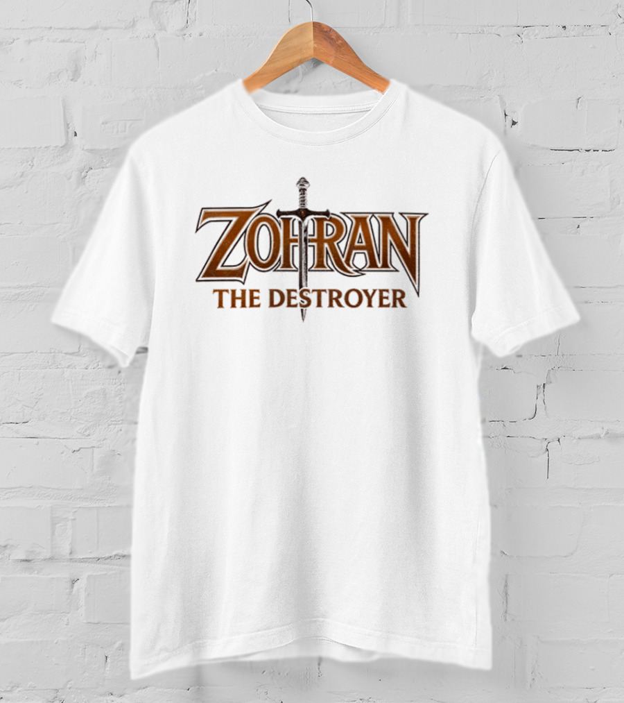 Zohran The Destroyer Mamdani For New York Sword T-Shirt