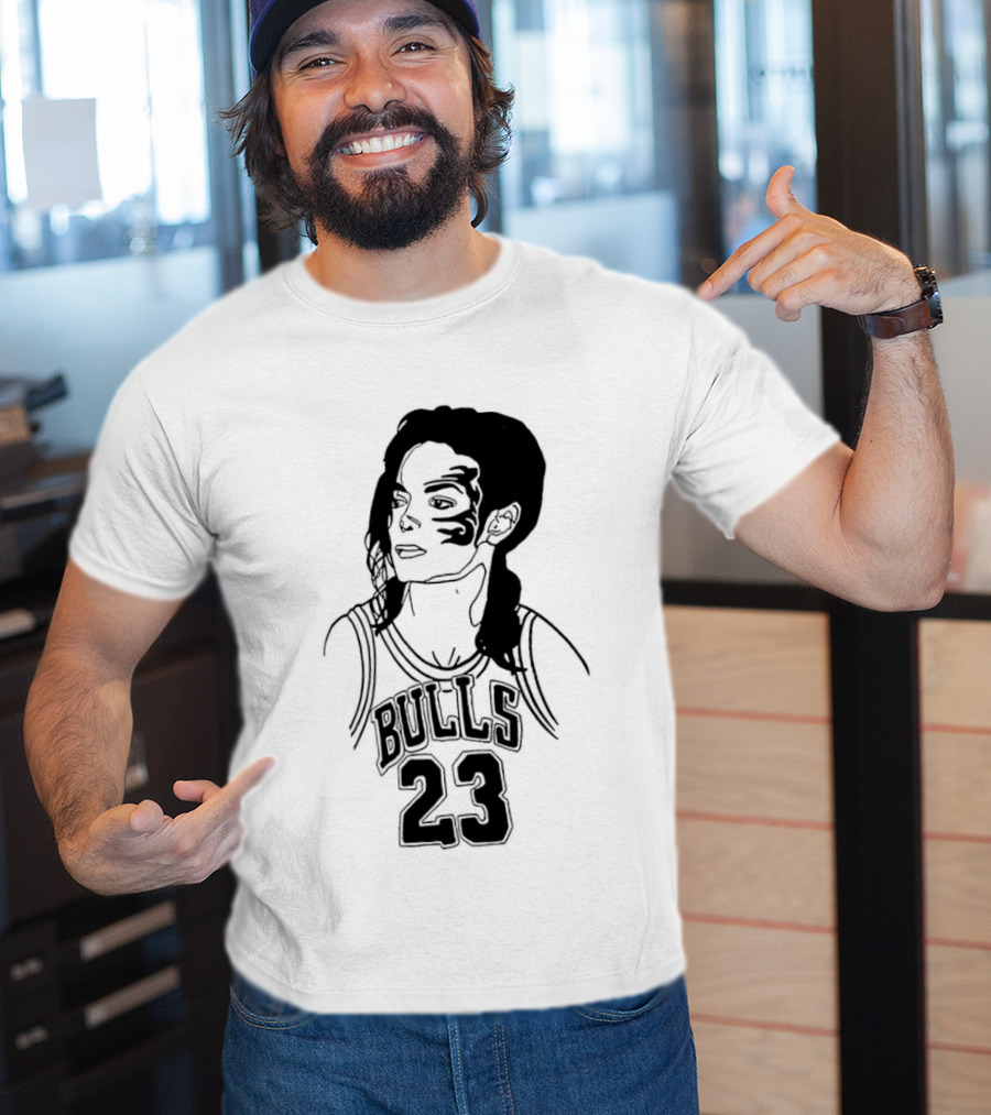 Chicago Bulls 23 Triple Mike Jordan Jackson Tyson Mashup T-Shirt